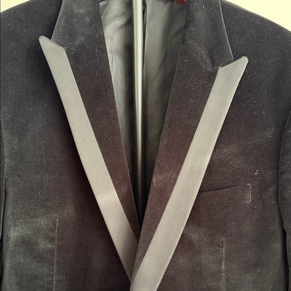 Theory Velvet Black Men's Blazer - Picture 3 of 6